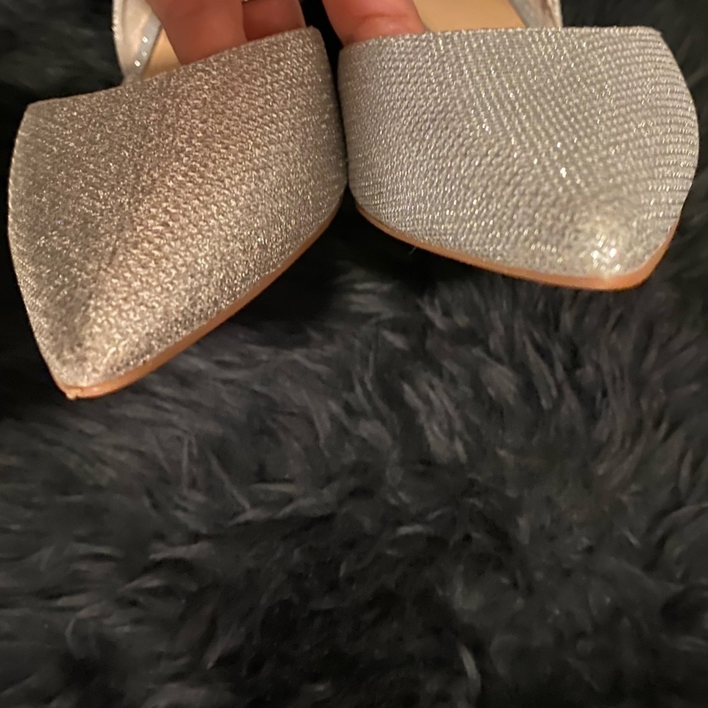 NEW Badgely Mischka Jewel Dotty Glitter D'orsay Kitten Heel - Size 8W - Picture 11 of 11